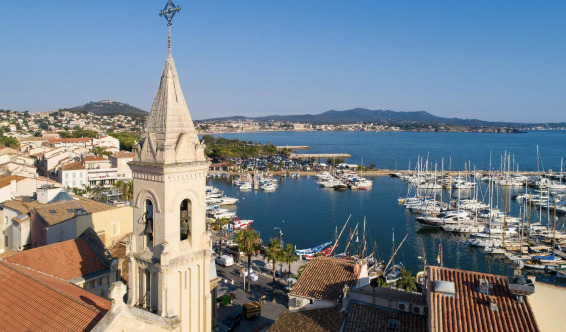 Vue aérienne de Bandol